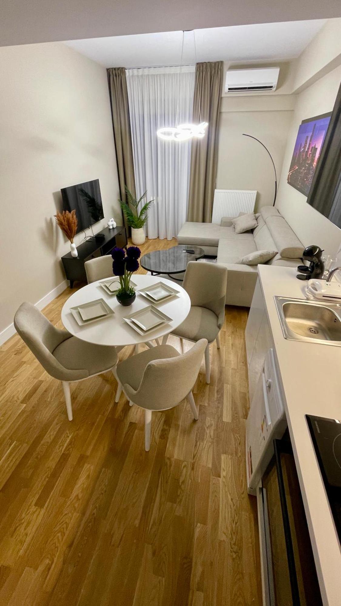 Diamond Of Skopje Luxury Apartment 18Th Floor Eksteriør bilde